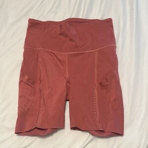 Women's Pink Lululemon Cycling Shorts